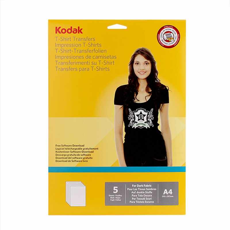 Hartie transfer termic Kodak A4, pentru tricouri negre